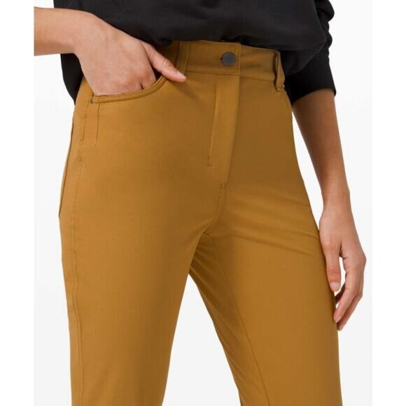 NWT LULULEMON City Sleek 5 Pocket 7/8 Pant Size 2 Spiced Bronze - Picture 2 of 9